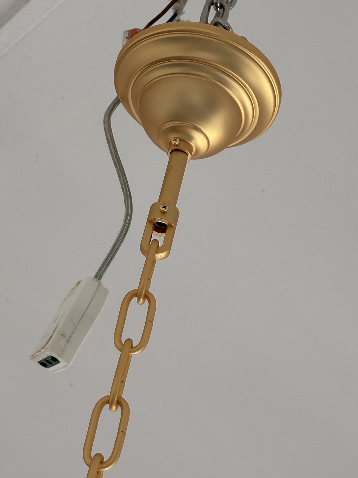 photo for sale Contemporary Styled After Venini Smoked Fumè “Poliedri” Murano Glass Gold Chandelier