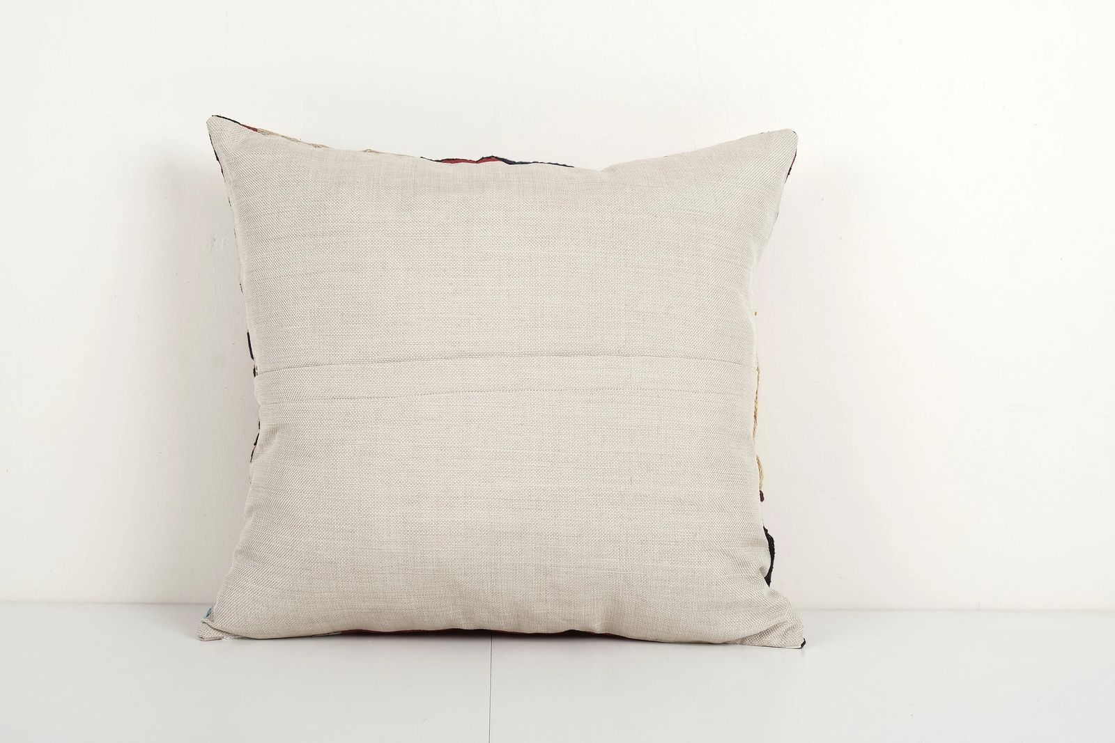Suzani Pillow Fashioned From Uzbek Textile   Square Samarkand Patchwork Pillow Cover   Oblong Ethnic Cushion Cover photo for sale