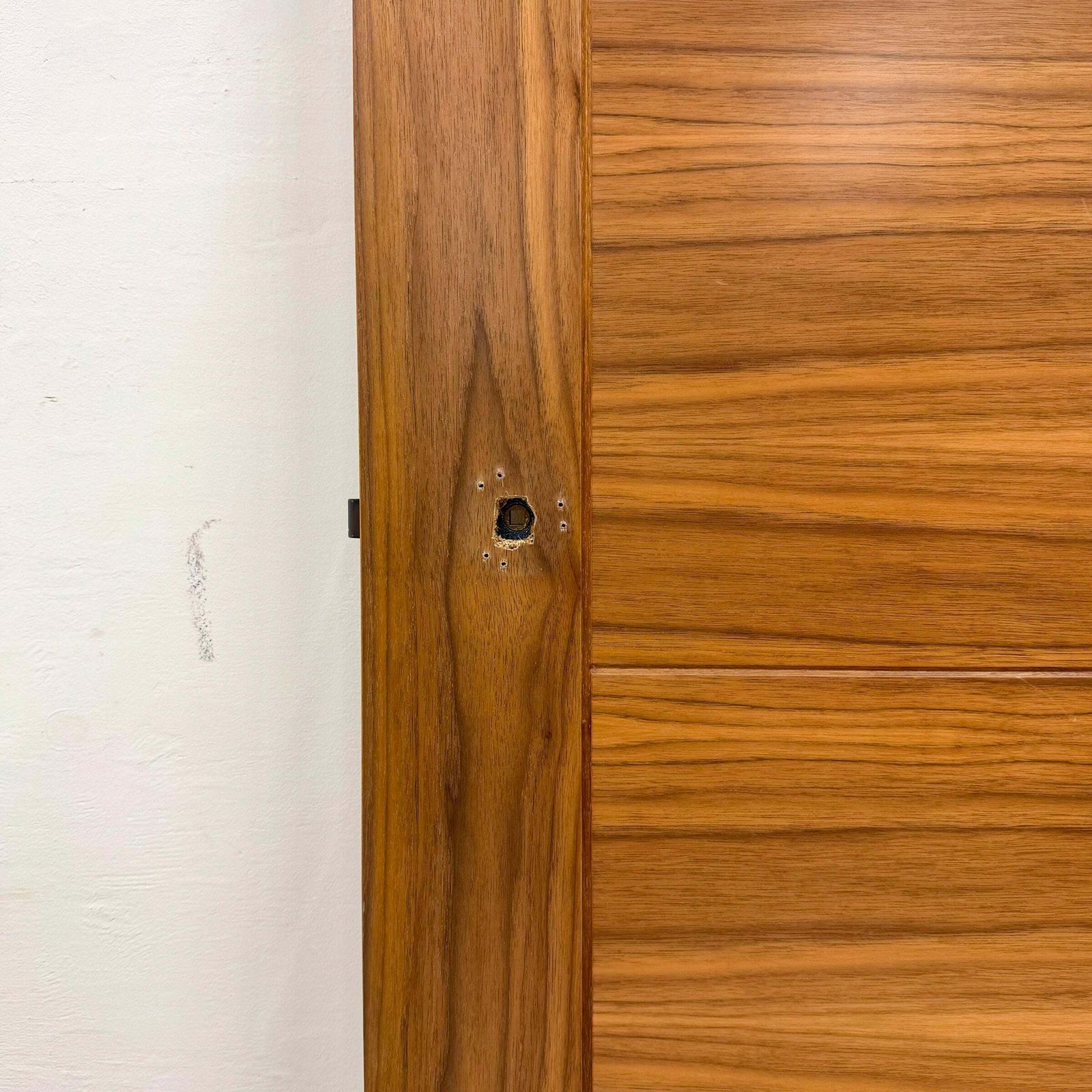 Modern Walnut Veneered Clothworker Fire Door   210cm X 91.5cm photo Home Fixtures