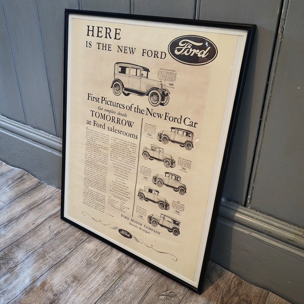 Ford Model A Poster photo Art