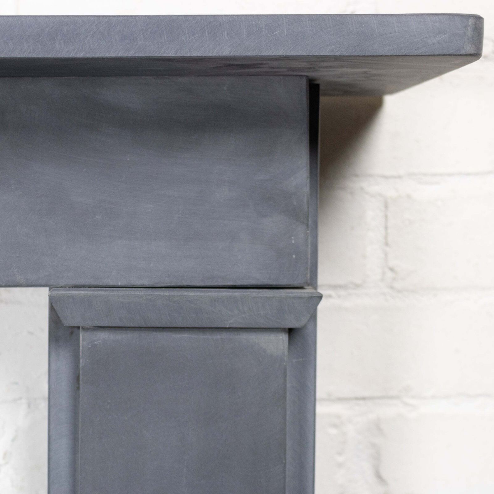 Late Georgian/Victorian Style Natural Slate Chimneypiece photo for sale