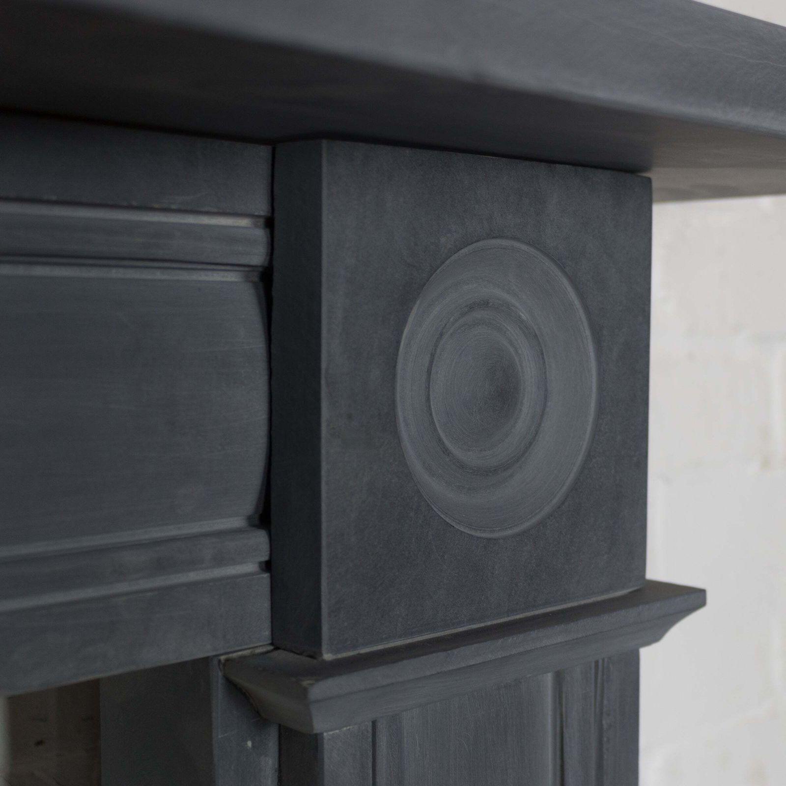Georgian Style Natural Slate Bullseye Chimneypiece photo buy