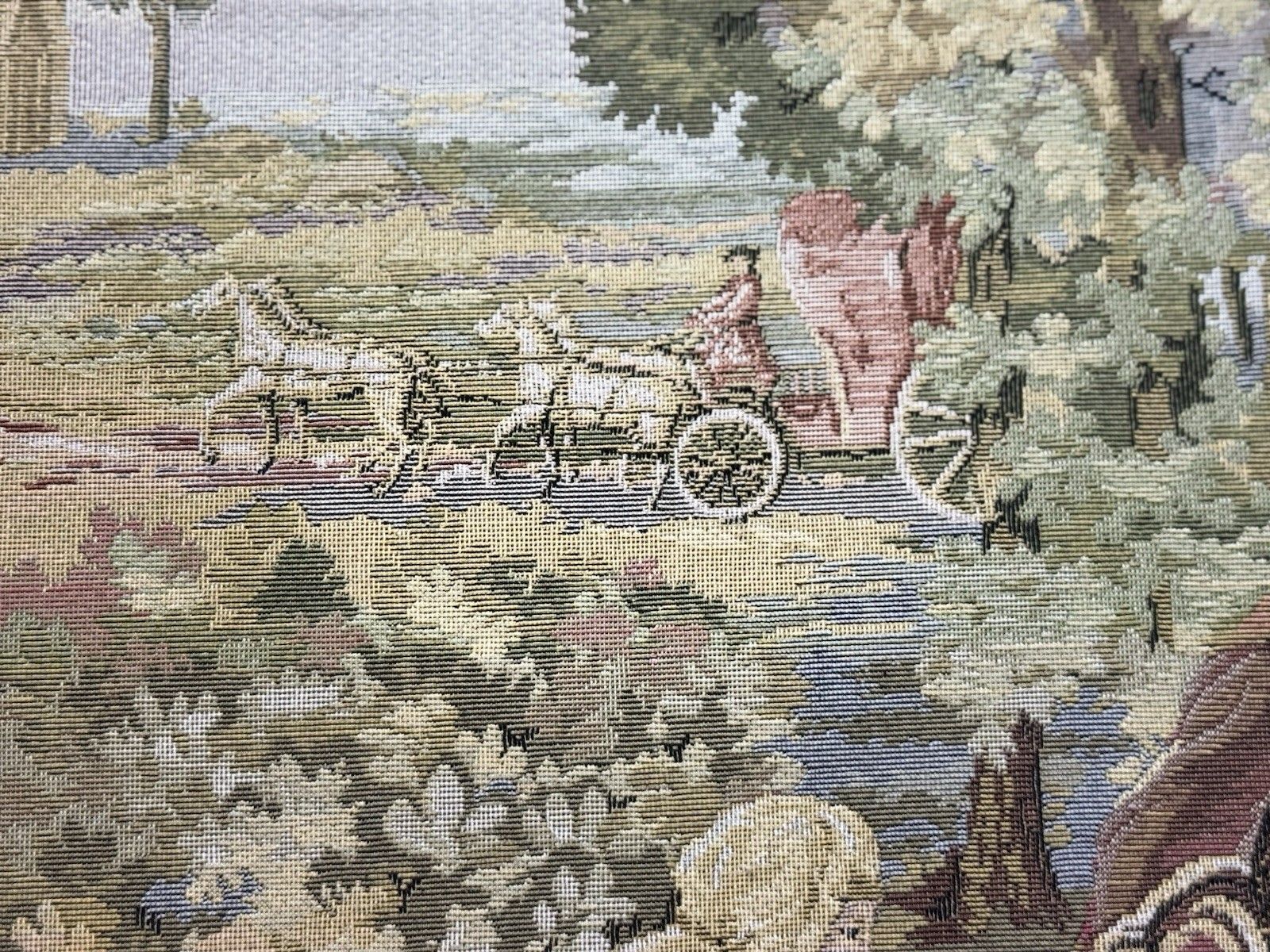 photo for sale Louis XV Style 18th Century Aristocratic Pursuit Of The Hunt Tapestry. Framed