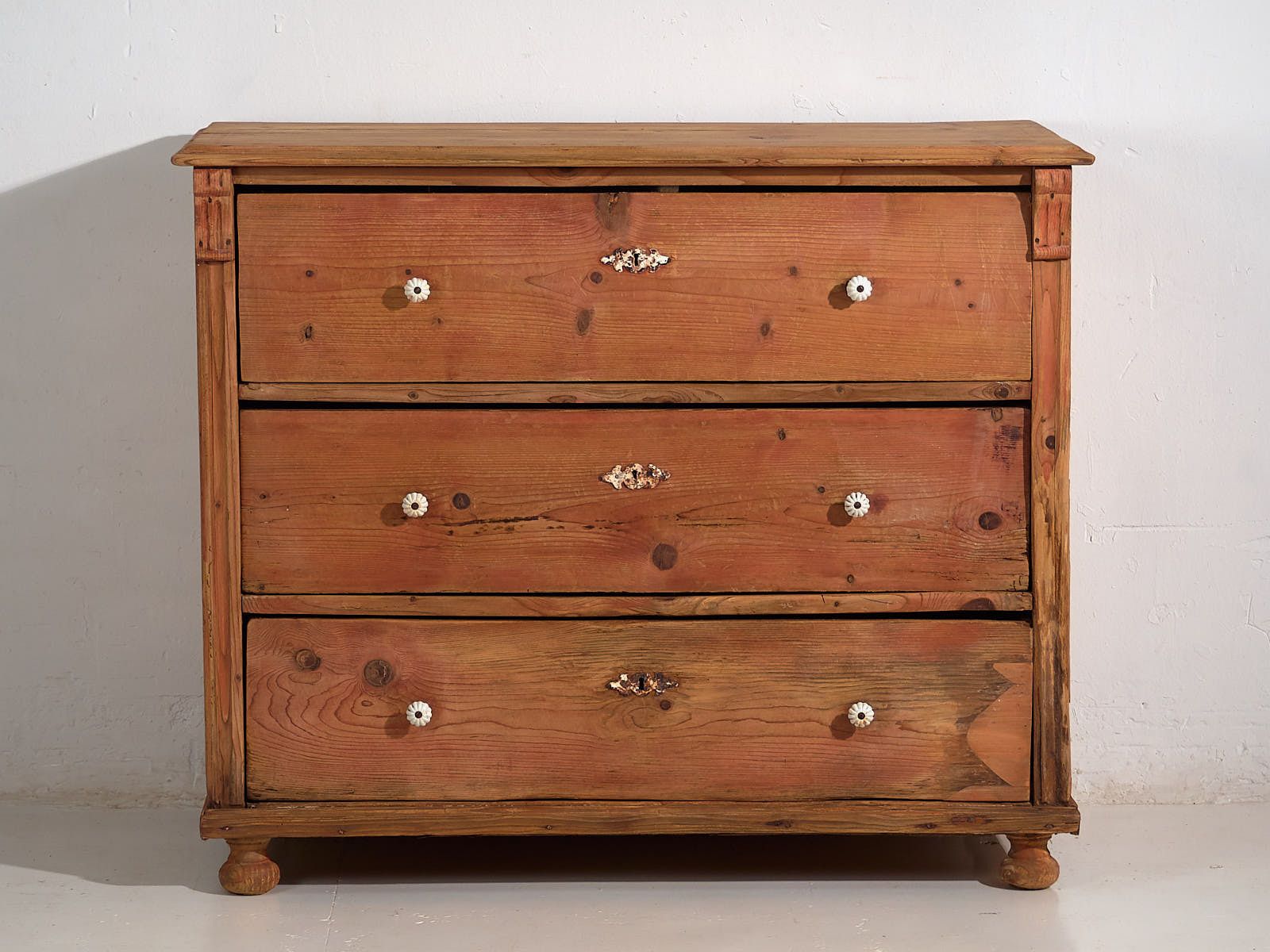 Antique Solid Wood Chest Of Drawers photo Furniture