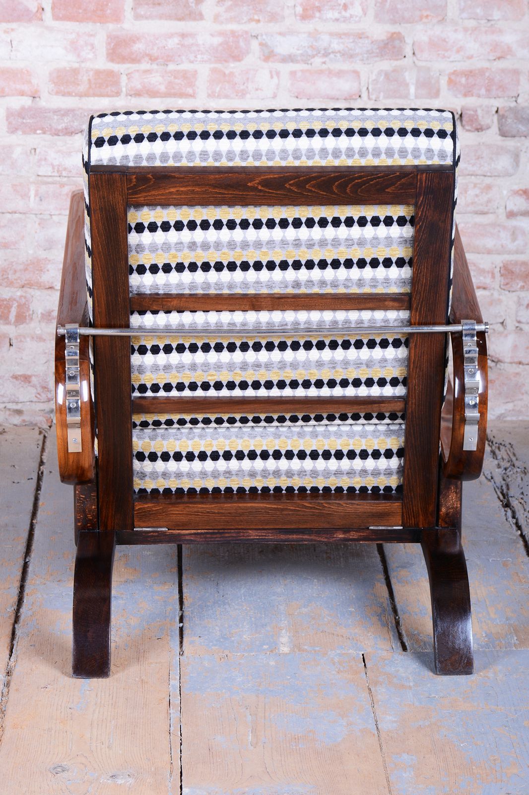Restored Art Deco Adjustable Armchair, By J. Halabala, Up Závody, Czech. 1920s photo buy