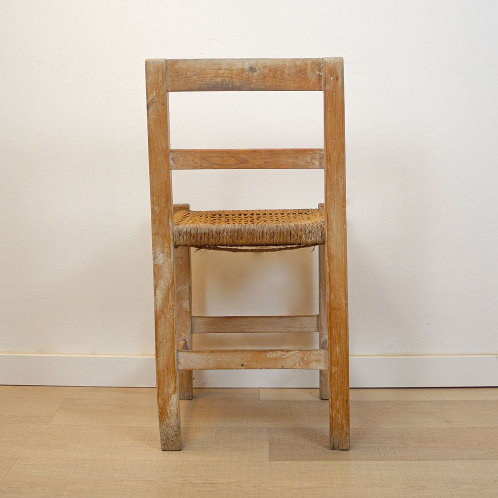 Woven Seat Ibiza Style Chair, Spain, 1970s photo vinterior