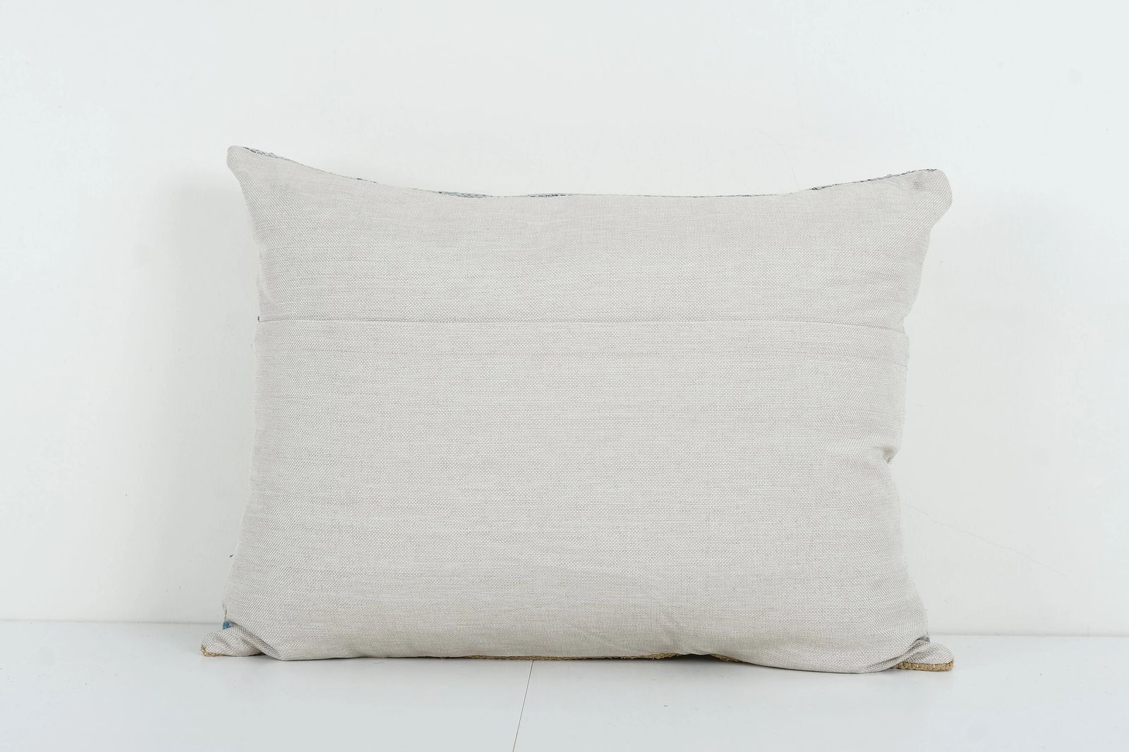 Striped Design Turkish Anatolian Kilim Pillow Cover, Organic Designer Cushion photo furniture