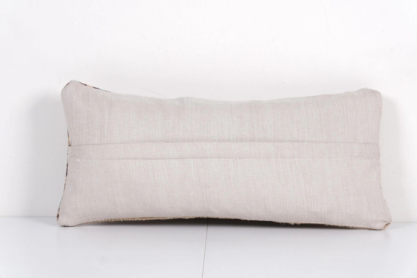 Muted Tan Carpet Rug Pillow, Faded Ethnic Turkish Yastik Pillow, Oushak Throw Pillow Cover photo Textiles