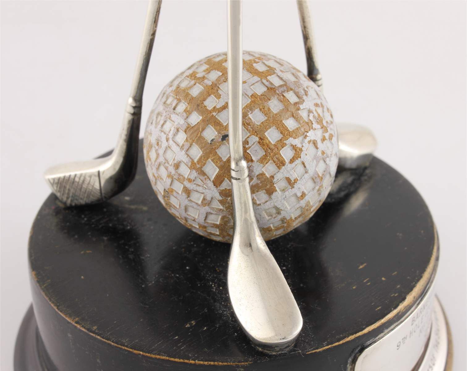 photo for sale Silver Hole In One Golfing Trophy Barnehurst Golf Club And Ball 1930