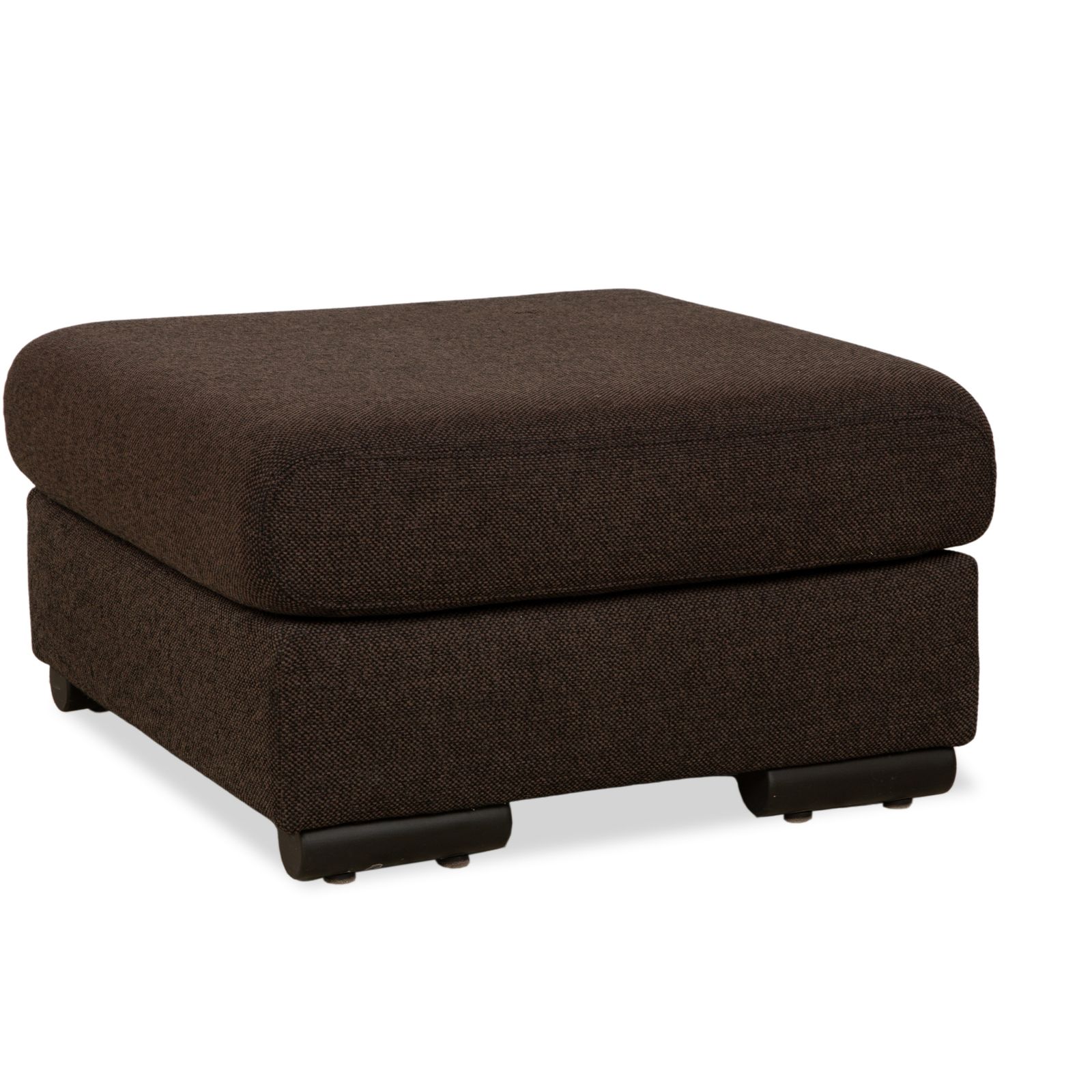 Pouf Ewald Schillig Loft en tissu, gris-brun
