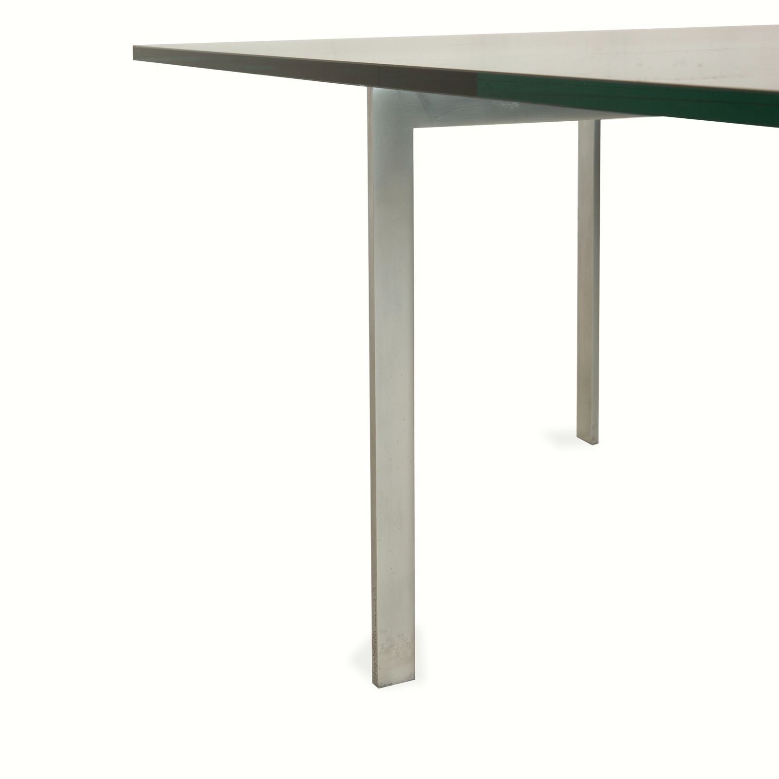 Knoll International Barcelona Glass Coffee Table Chrome photo 893.0