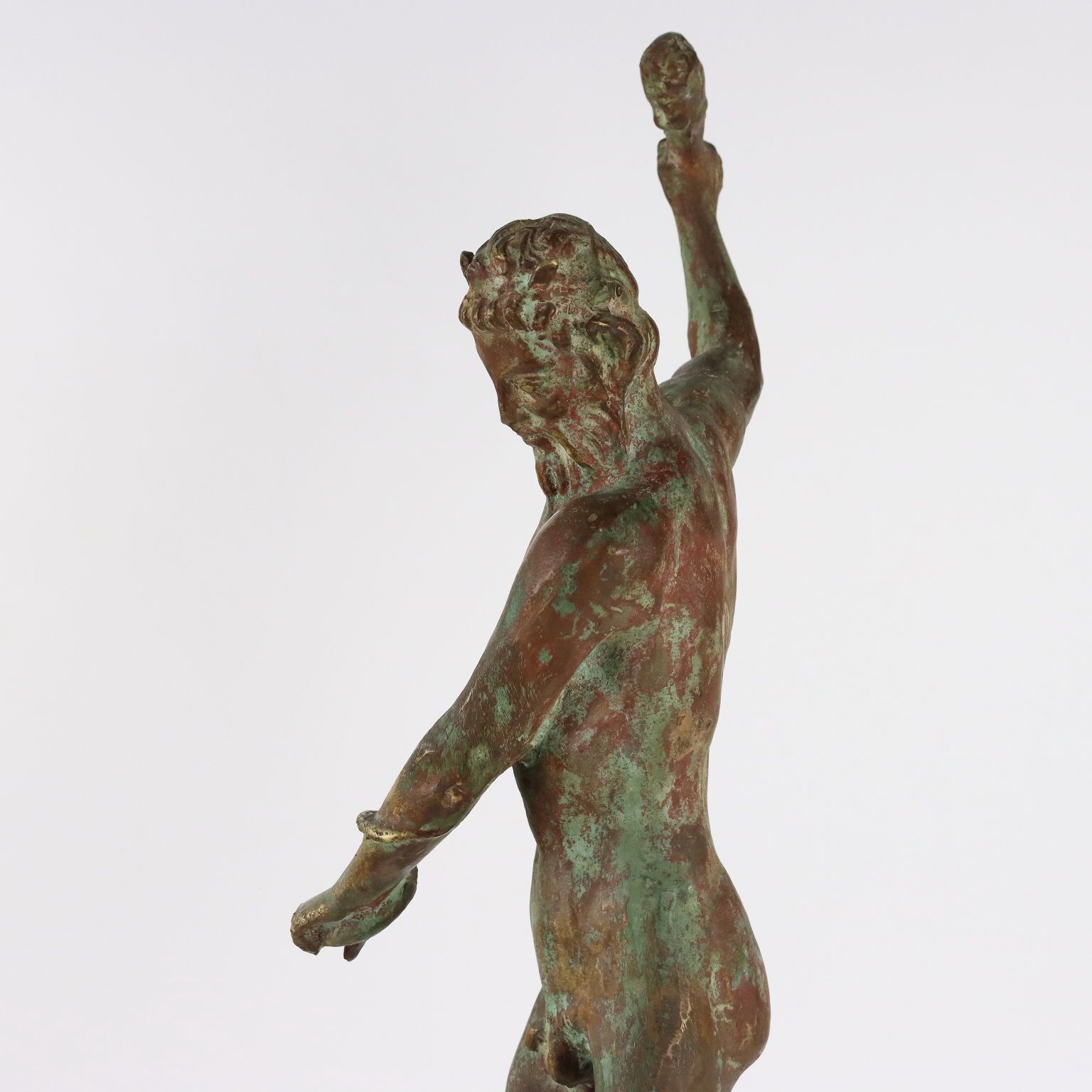Antique Sculpture Mythological Subject Metal Italy XX Century photo buy