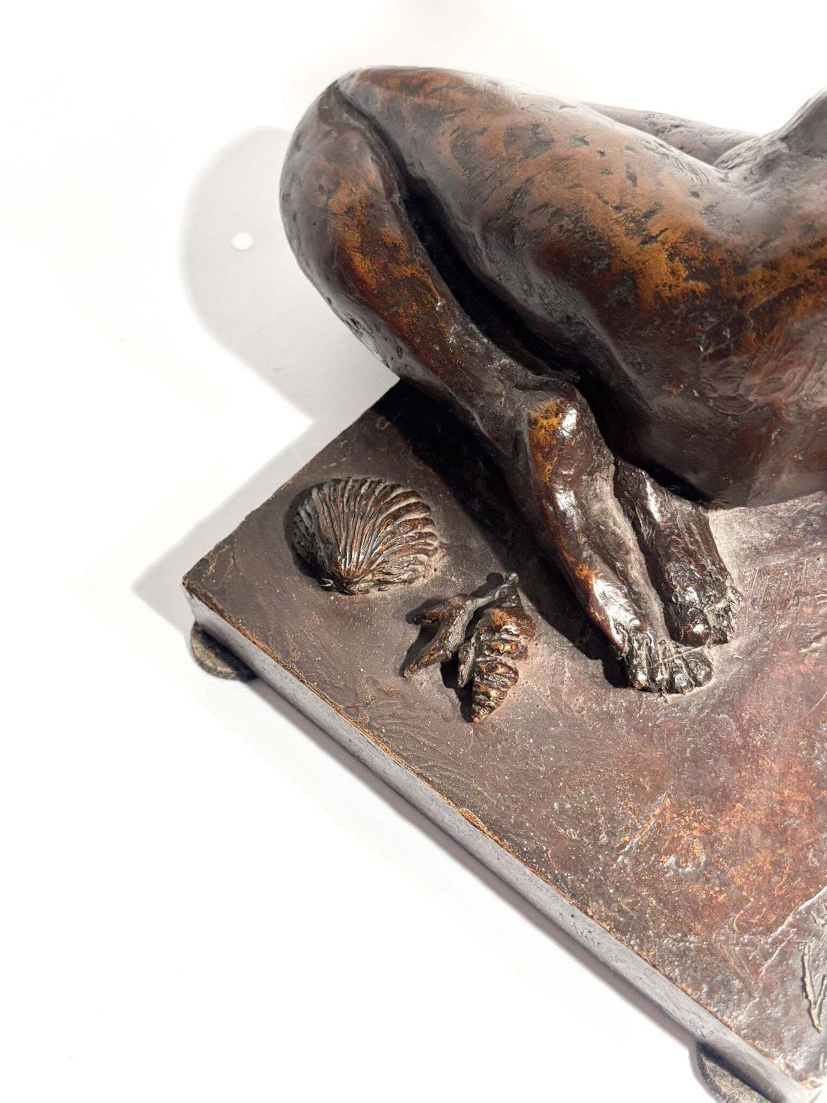 Bronze Sculpture Of A Lady By An Italian Artist From The 1920s photo vintage