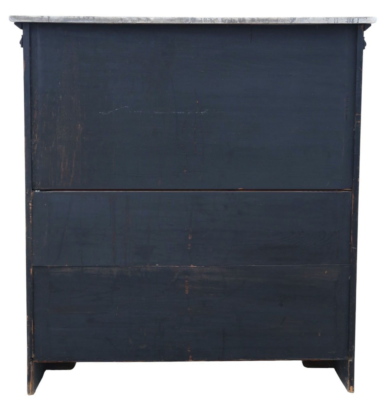 Antique 19th Century Adjustable Bookcase With Rosewood Veneer And Patinated Marble Top photo vintage