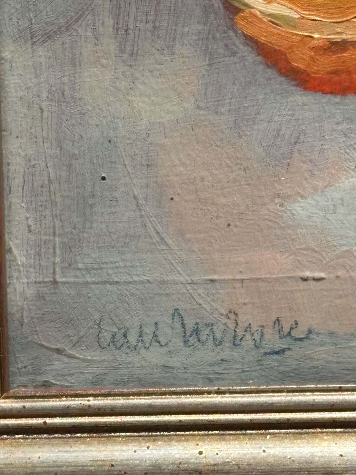Oil On Panel Still Life Painting By Domenico Cantatore, 1960s photo vinterior