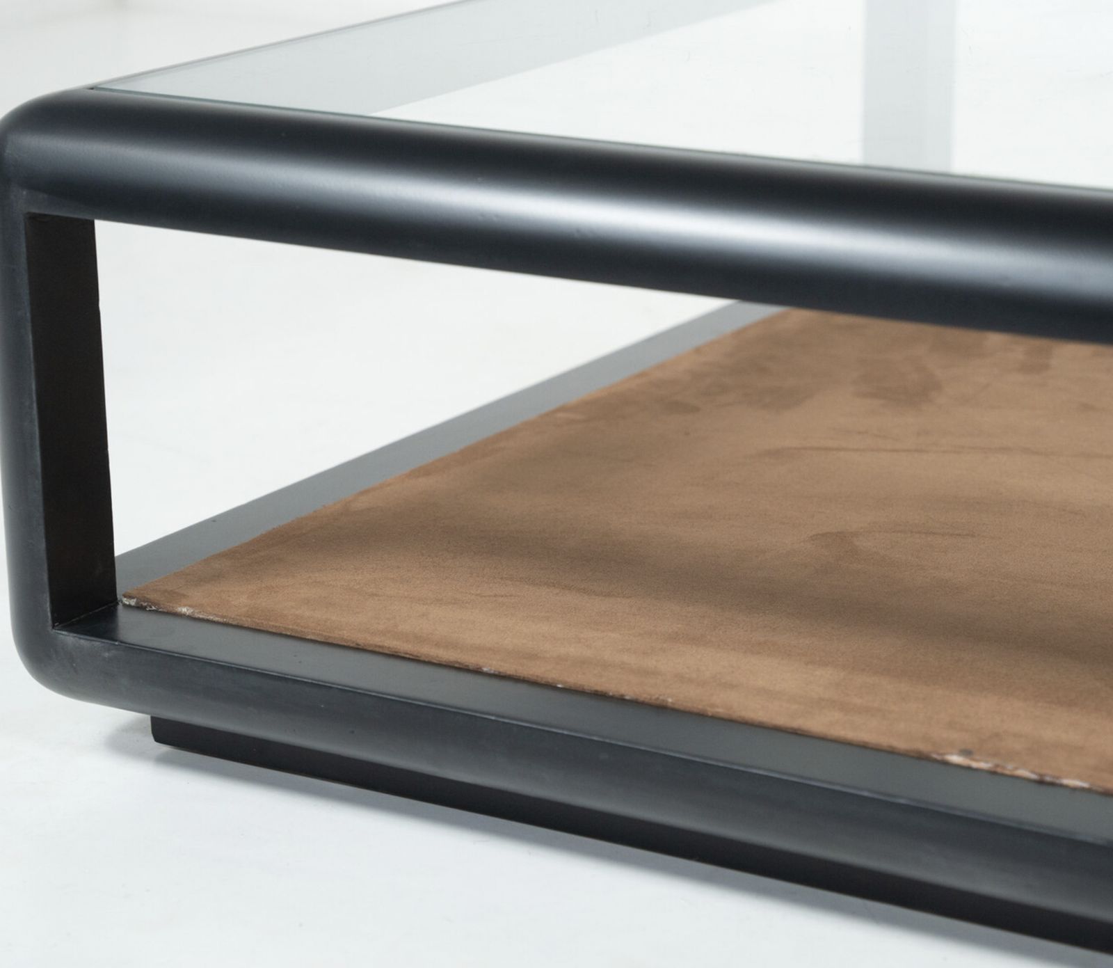 Mid Century Modern Coffee Table Attributed To Carlo Scarpa, Wood And Glass, Italy photo buy