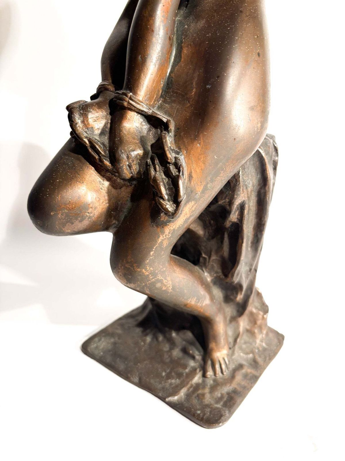 Bronze Sculpture "The Slave" Attributed To Giacomo Ginotti 19th Century photo buy