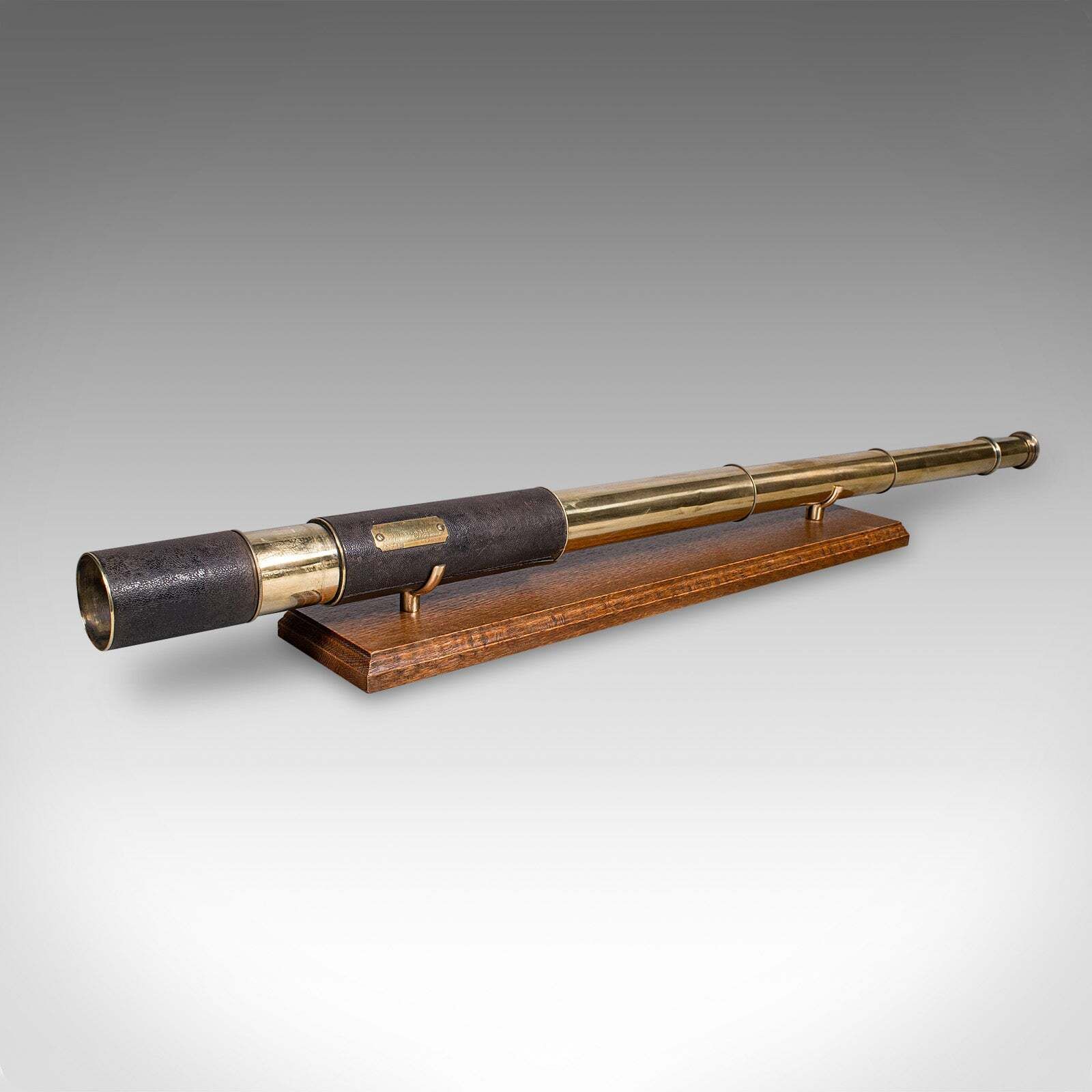 Antique Lord Bury 4 Draw Telescope, English, Terrestrial, Jh Steward, Victorian photo furniture