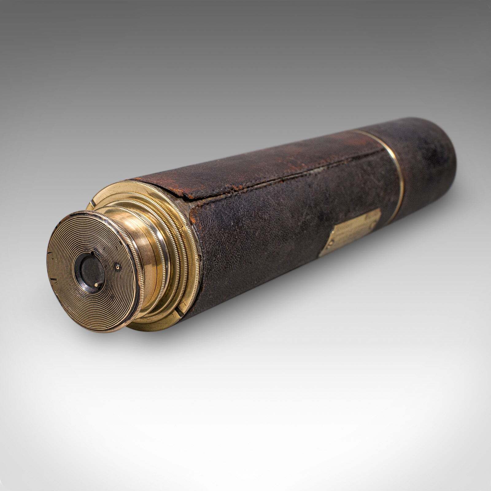 Antique Lord Bury 4 Draw Telescope, English, Terrestrial, Jh Steward, Victorian photo buy
