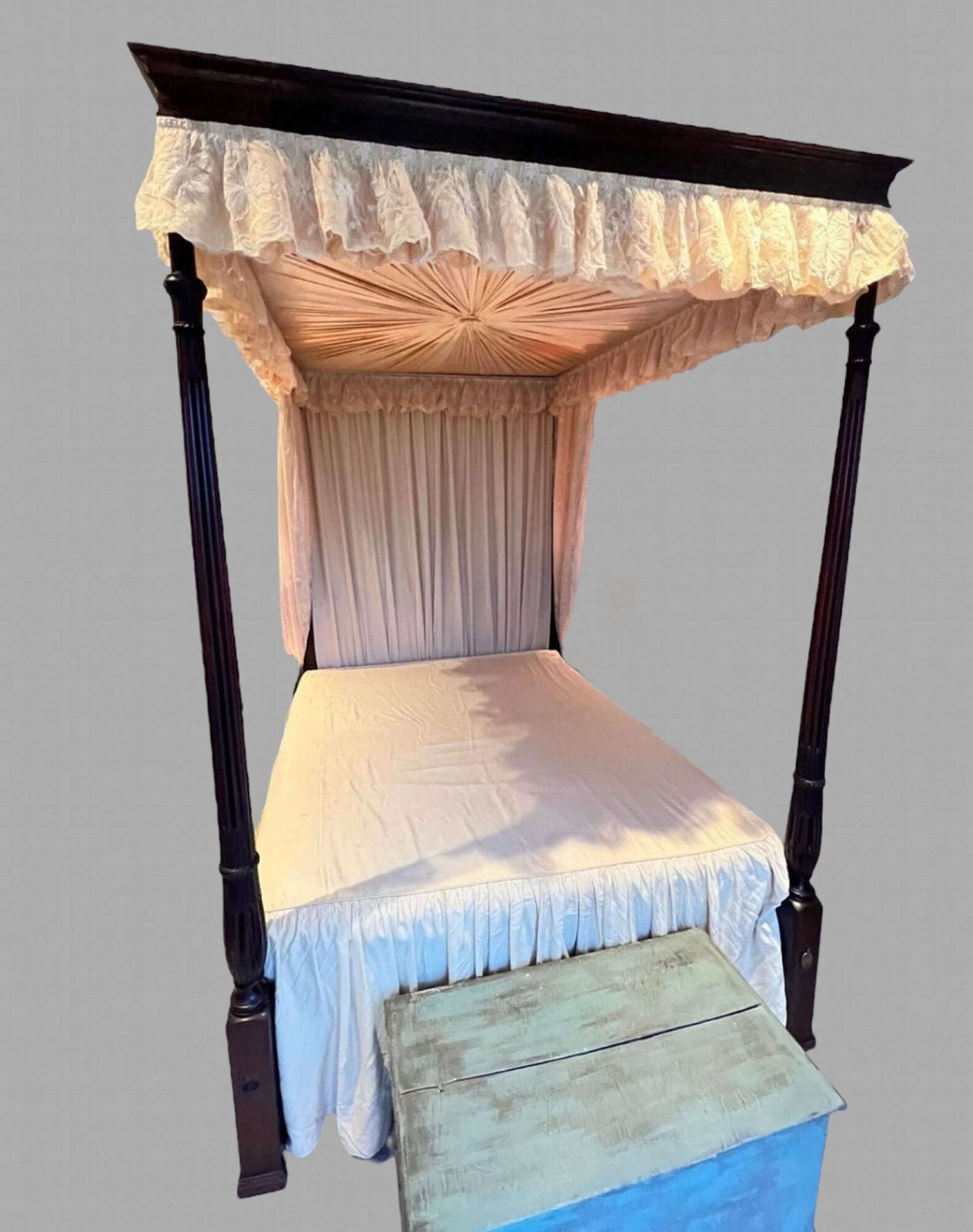 An Edwardian Four Poster Bed