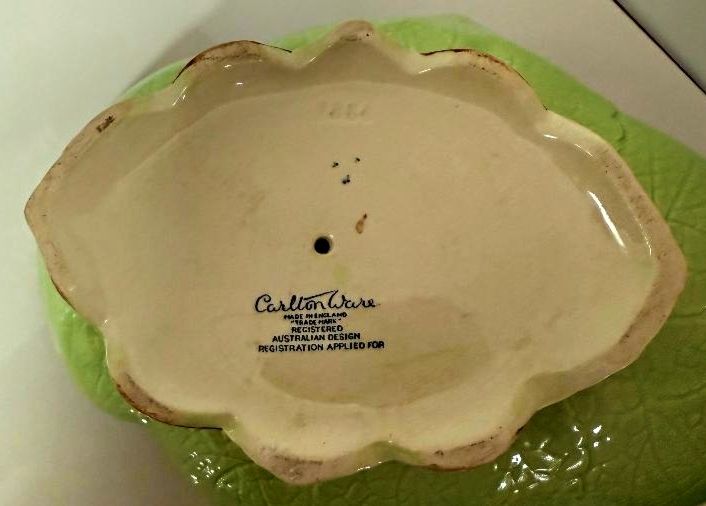 Rare Carlton Ware Australian Design Foxglove Basket photo for sale