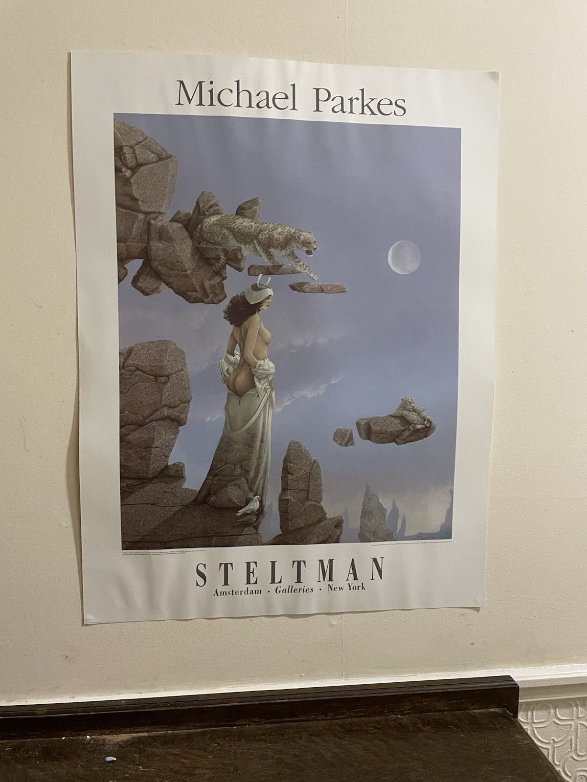 2x Micheal Parkes Steltman Gallery Fine Art Surrealist Poster Prints photo buy