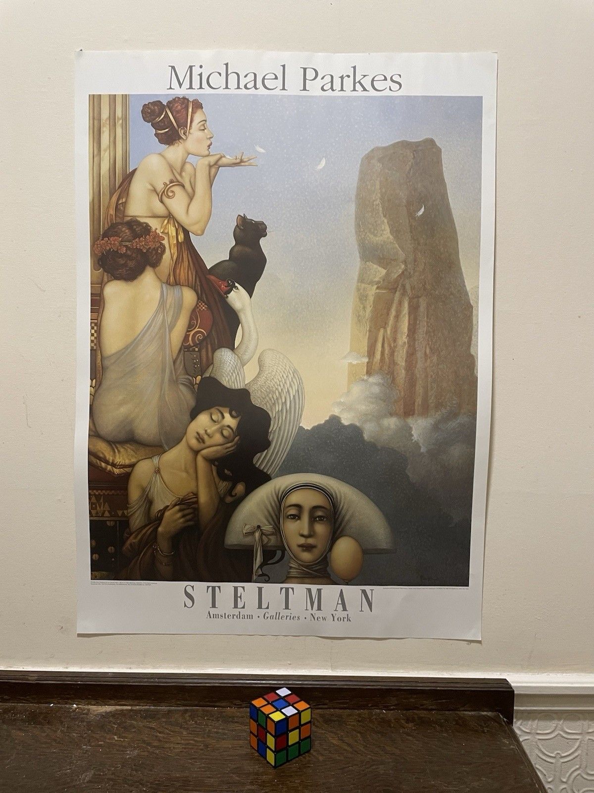 photo furniture 2x Micheal Parkes Steltman Gallery Fine Art Surrealist Poster Prints