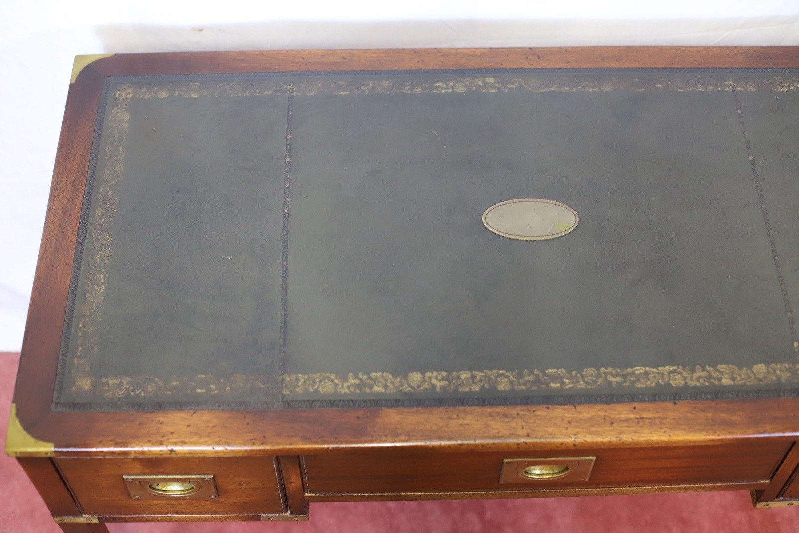 photo vinterior Reprodux Bevan Funnell Lovely Military Campaign Style Writing Desk