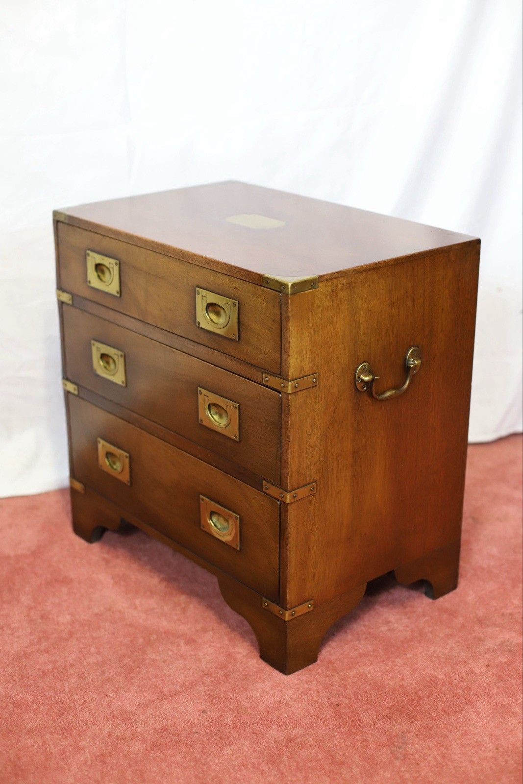 Harrods London Lovely Military Campaign Style Chest Of Drawers photo vinterior