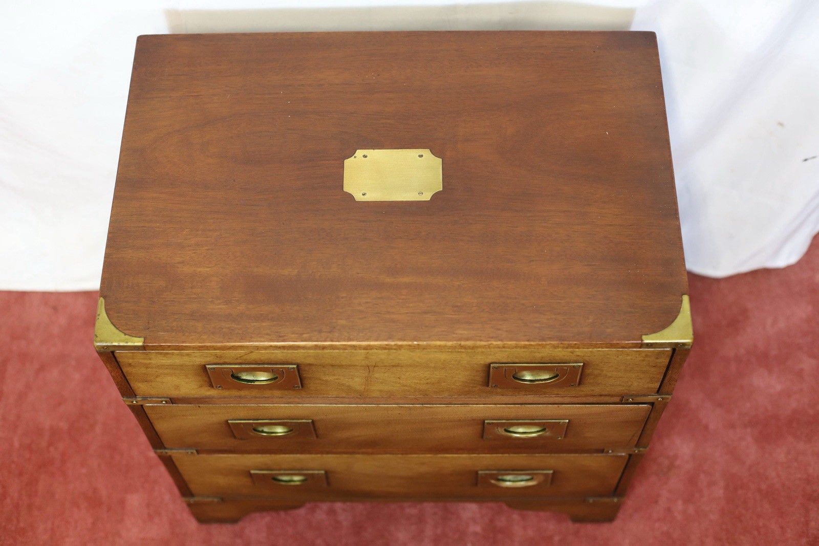 Furniture Harrods London Lovely Military Campaign Style Chest Of Drawers photo