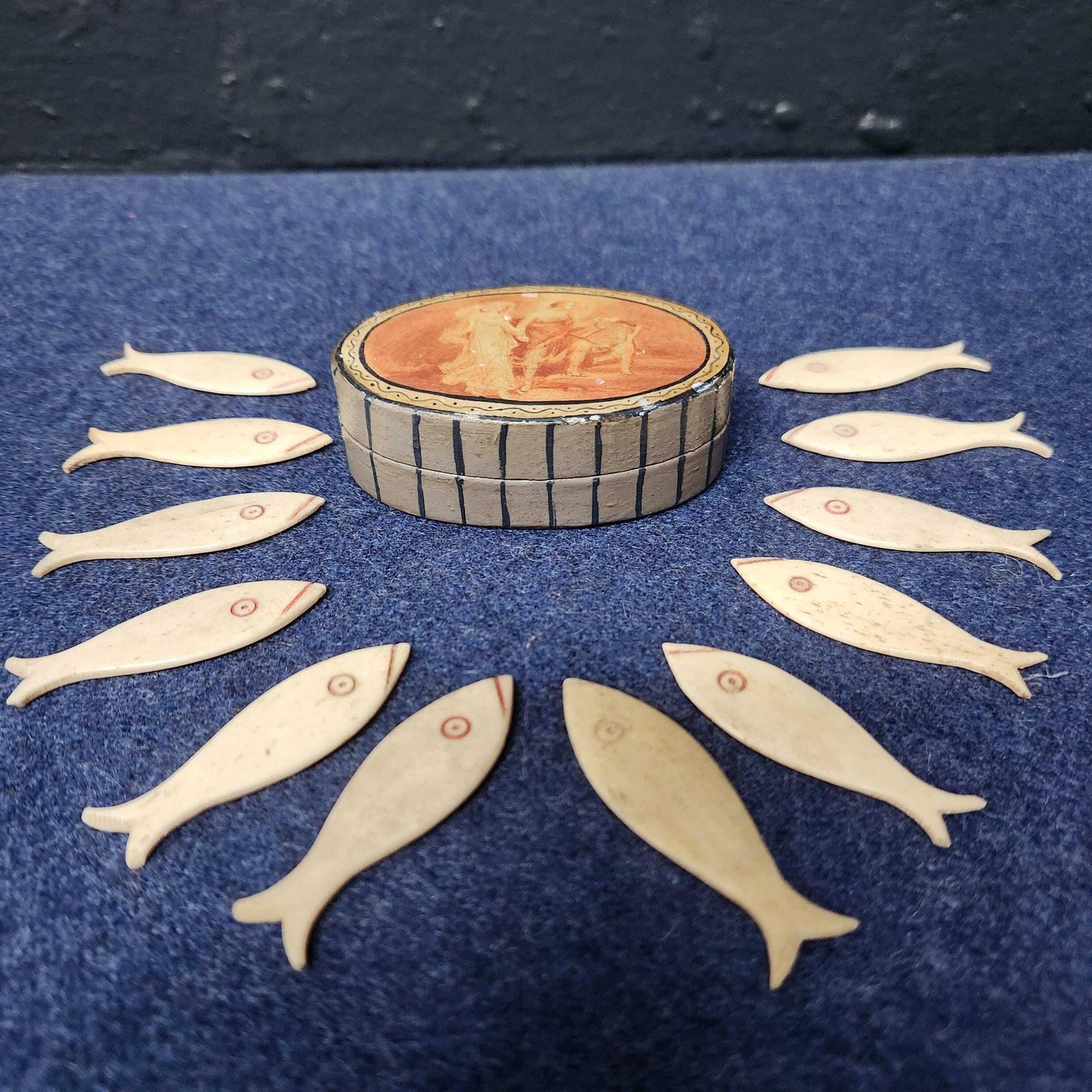 French/Anglo Pow Bone Gaming Counters Circa Late 18th/Early 19th C photo furniture