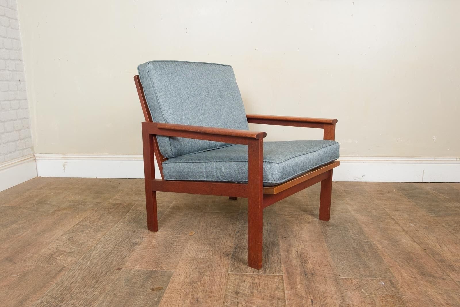 Vintagepair Of Danish Teak 'Capella' Lounge Chairs Armchairs By Illum Wikkelso photo vinterior