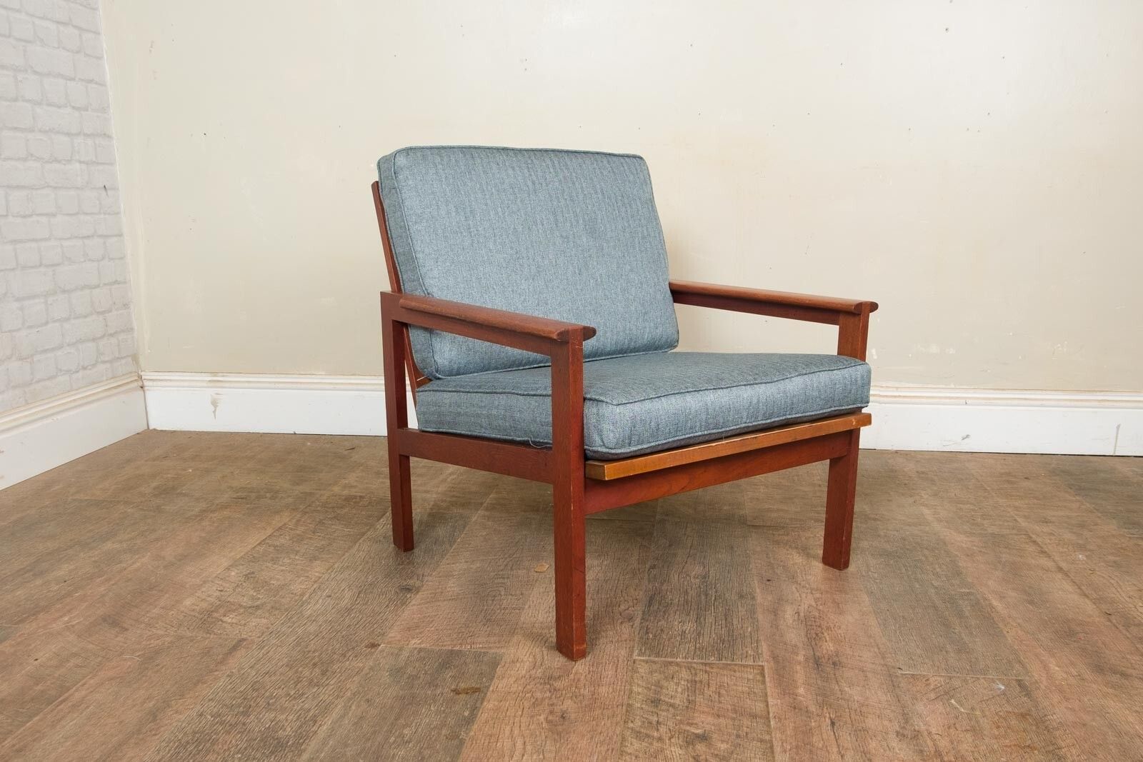 Vintagepair Of Danish Teak 'Capella' Lounge Chairs Armchairs By Illum Wikkelso photo buy
