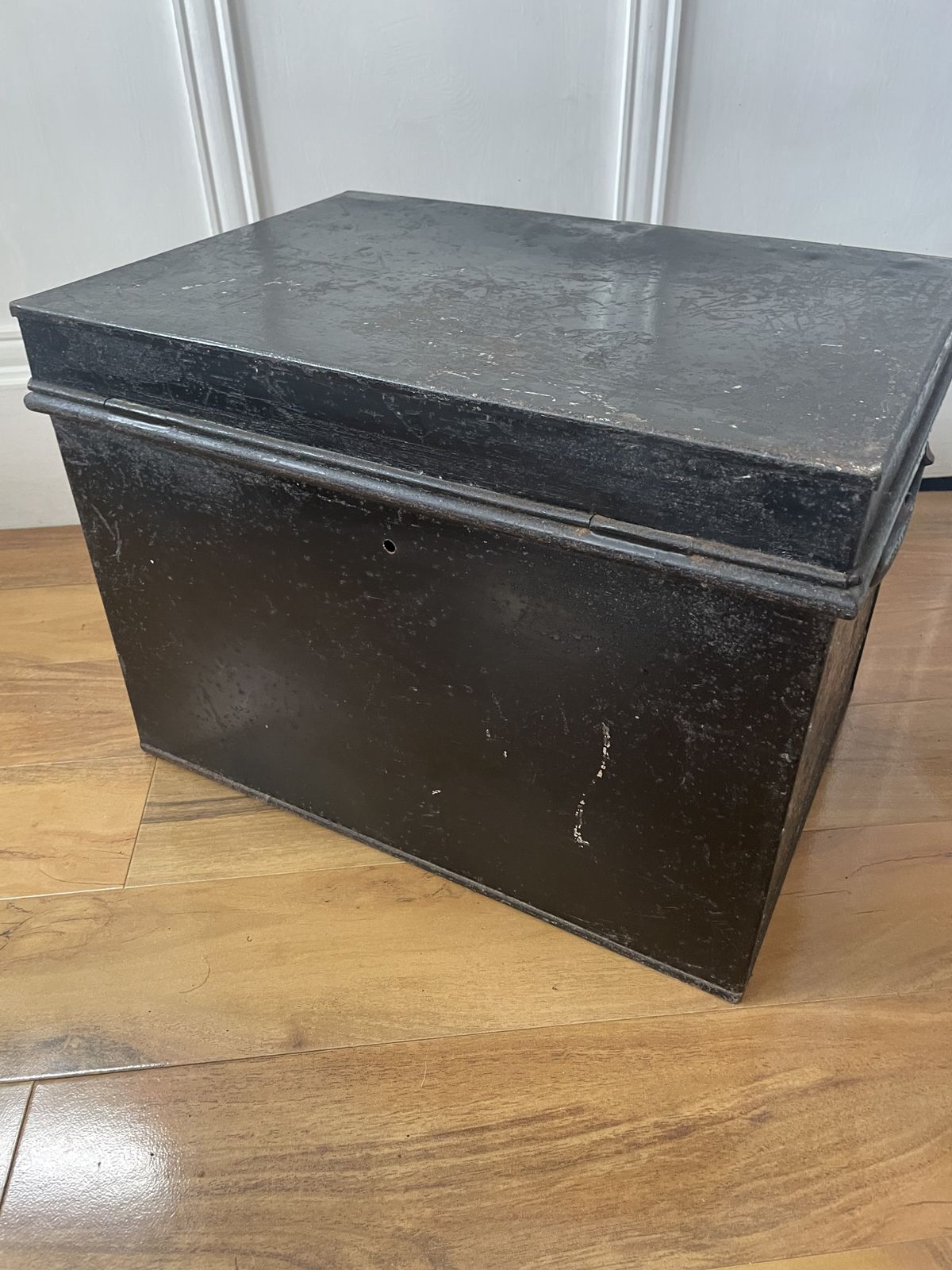 photo for sale Solicitor Metal Deed Box With 2 Keys Milners Of Liverpool