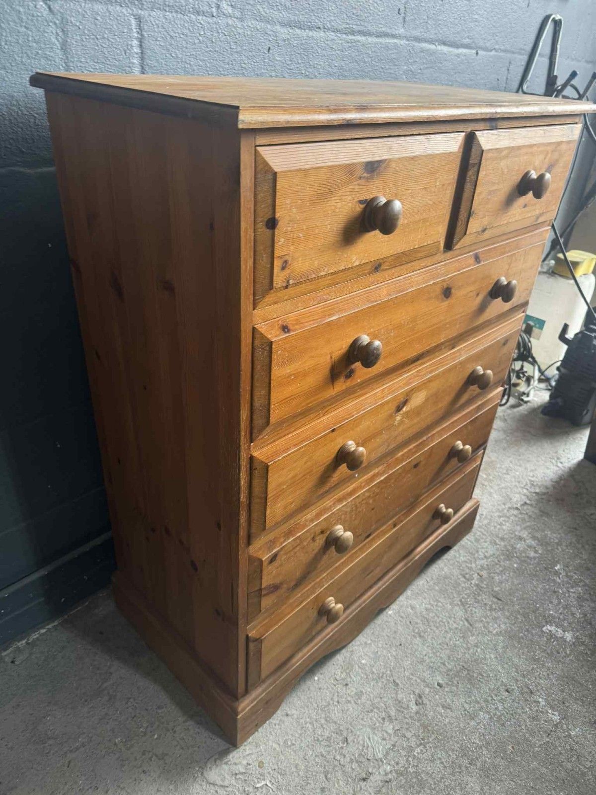 Quality Solid Pine Chest Of Drawers Ready To Upcycle In Fusion Paint photo Furniture