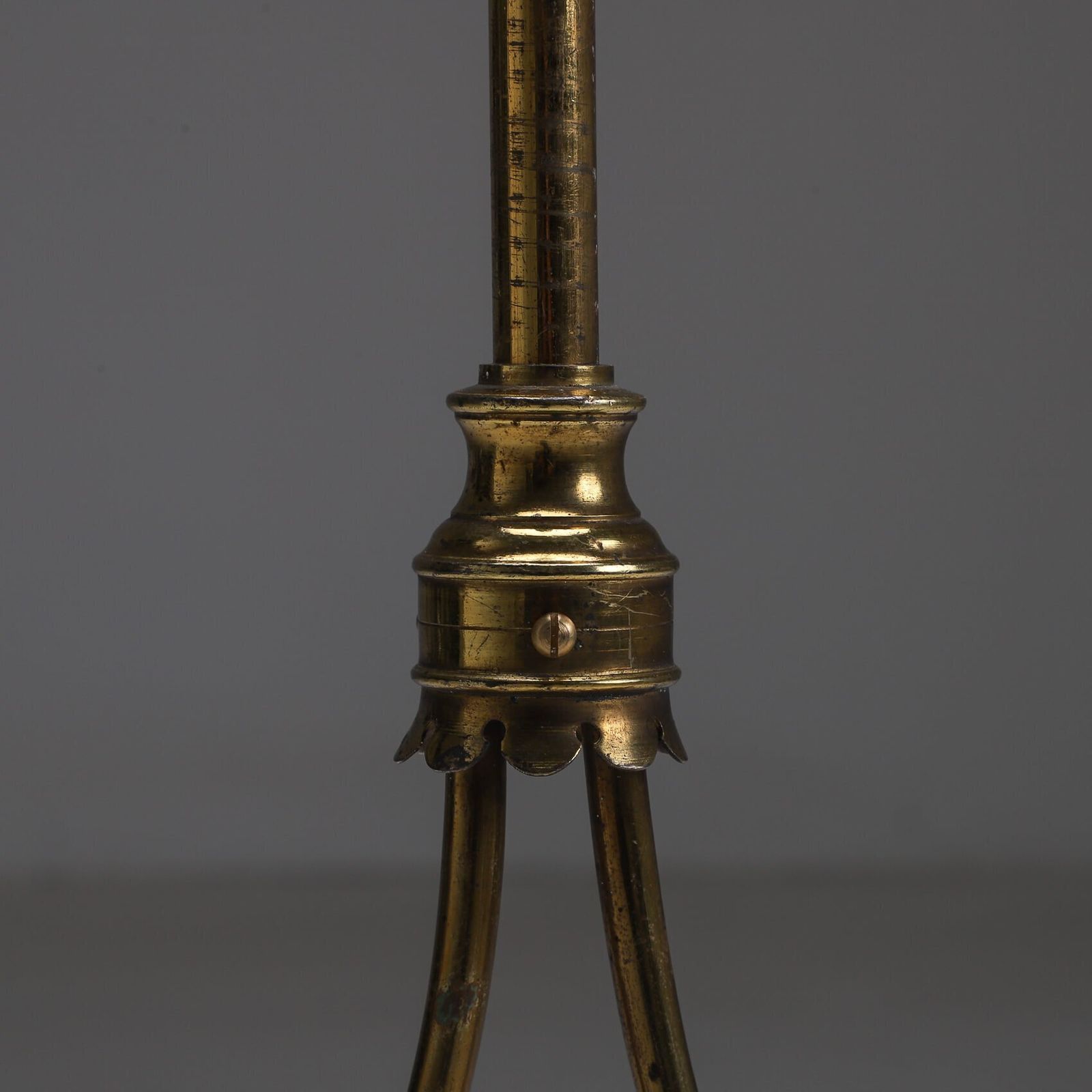 photo for sale Elegant Brass Two Arm Holophane Electrolier