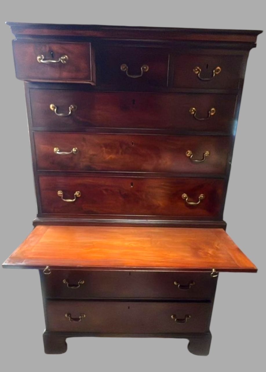 George III Mahogany Chest On Chest photo furniture