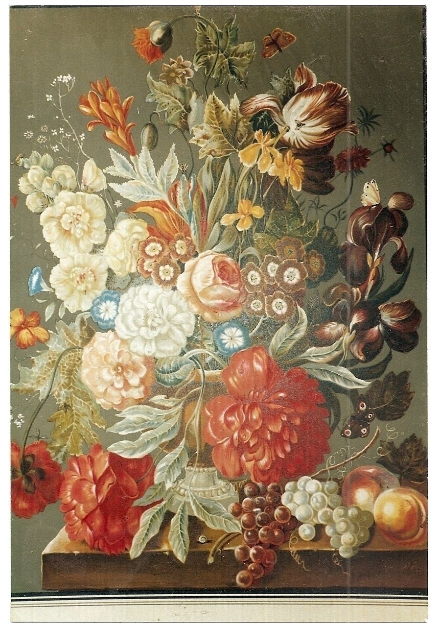 Set Of Six  Botanical Joseph Nigg's Print Of Bouquet Of Flowers Wall Art Collectable photo 4350.0