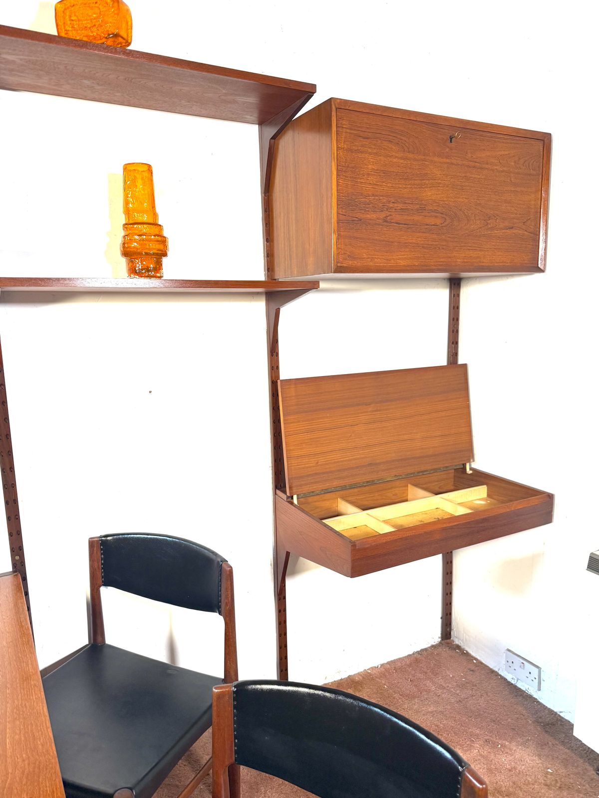 Poul Cadovious Teak Furniture Modular Wall Units/Table/Chairs/Cabinets photo furniture