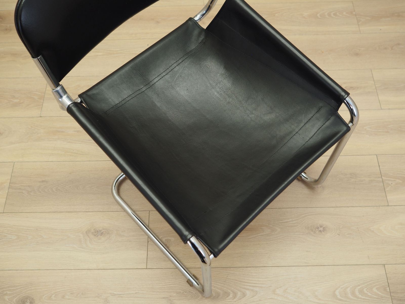 Leather Chair, Italian Design, 1970s, Production: Italy photo vintage