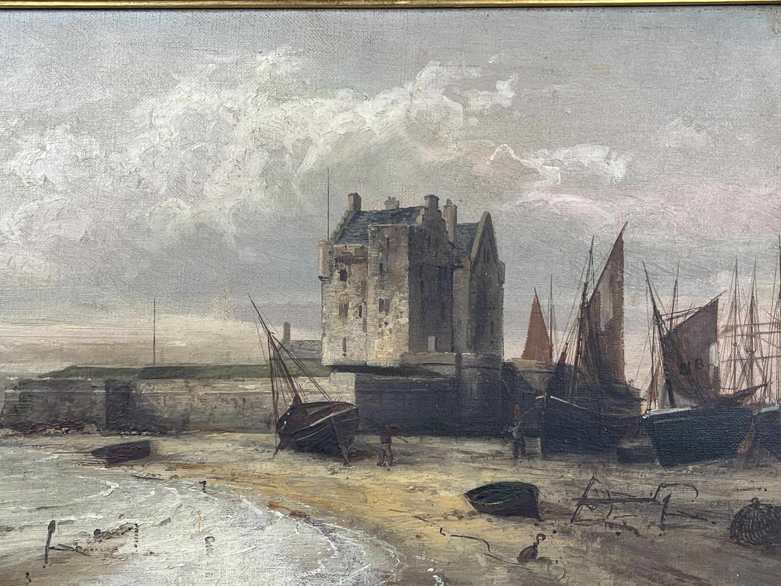 Max Sinclair (1861   1931) Broughty Castle, Dundee, 19th Century photo 595.0