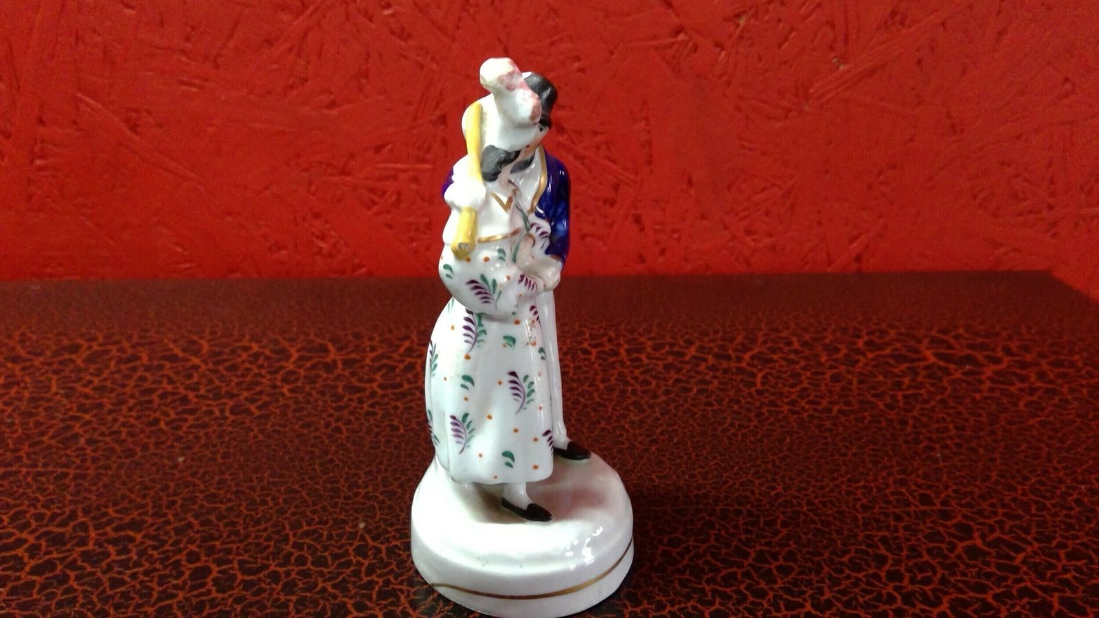 Small Staffordshire Porcelaneous Pottery Group Of A Dandy With His Moll.With Discounts photo furniture
