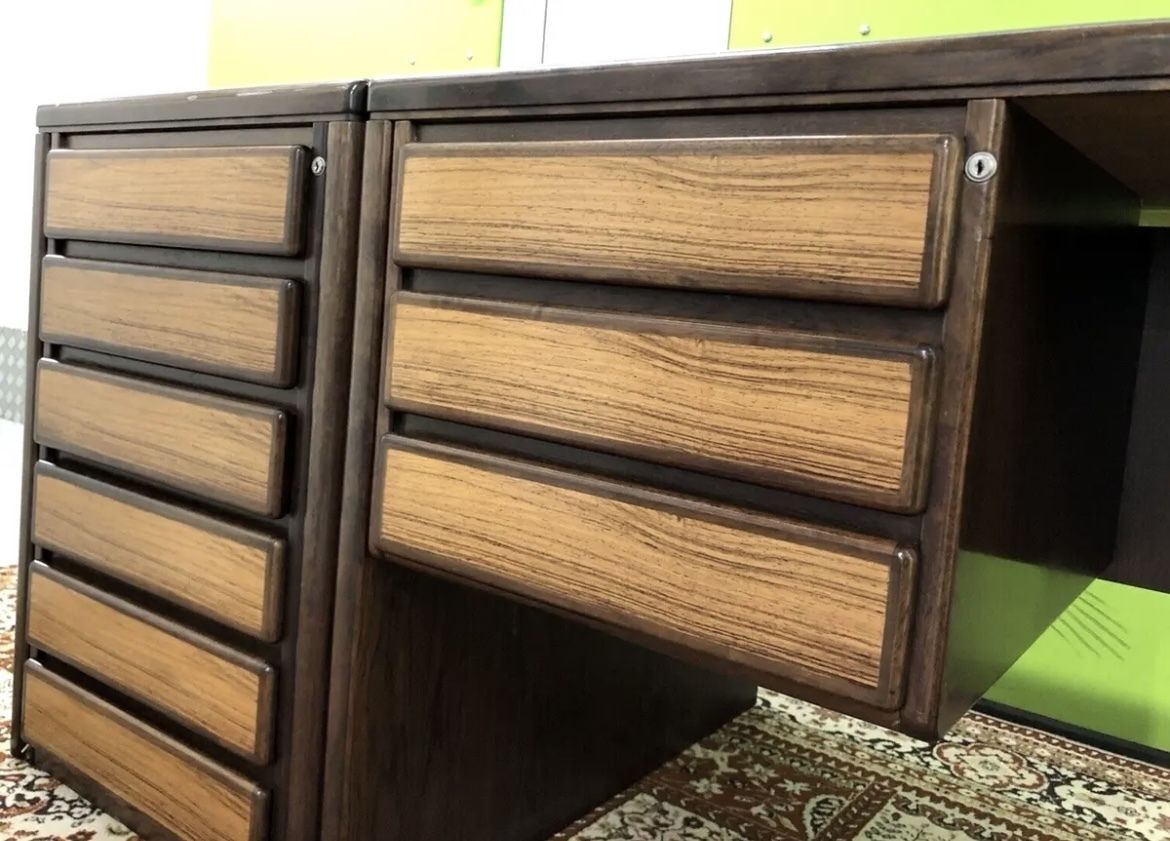 Stunning Sven Dyrlund Mid Century Executive Danish Rosewood Desk photo buy