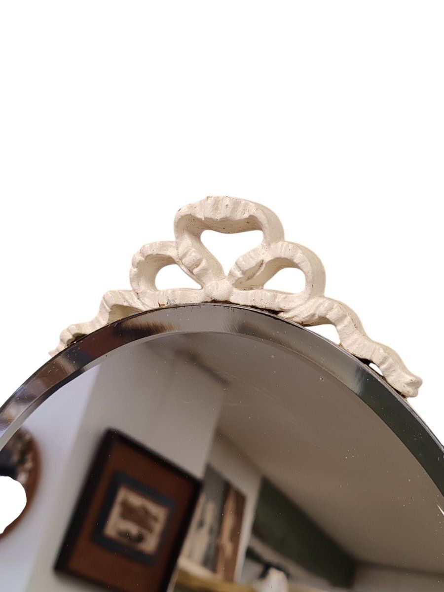 photo for sale Miroir de table 1900 en bois laqué.