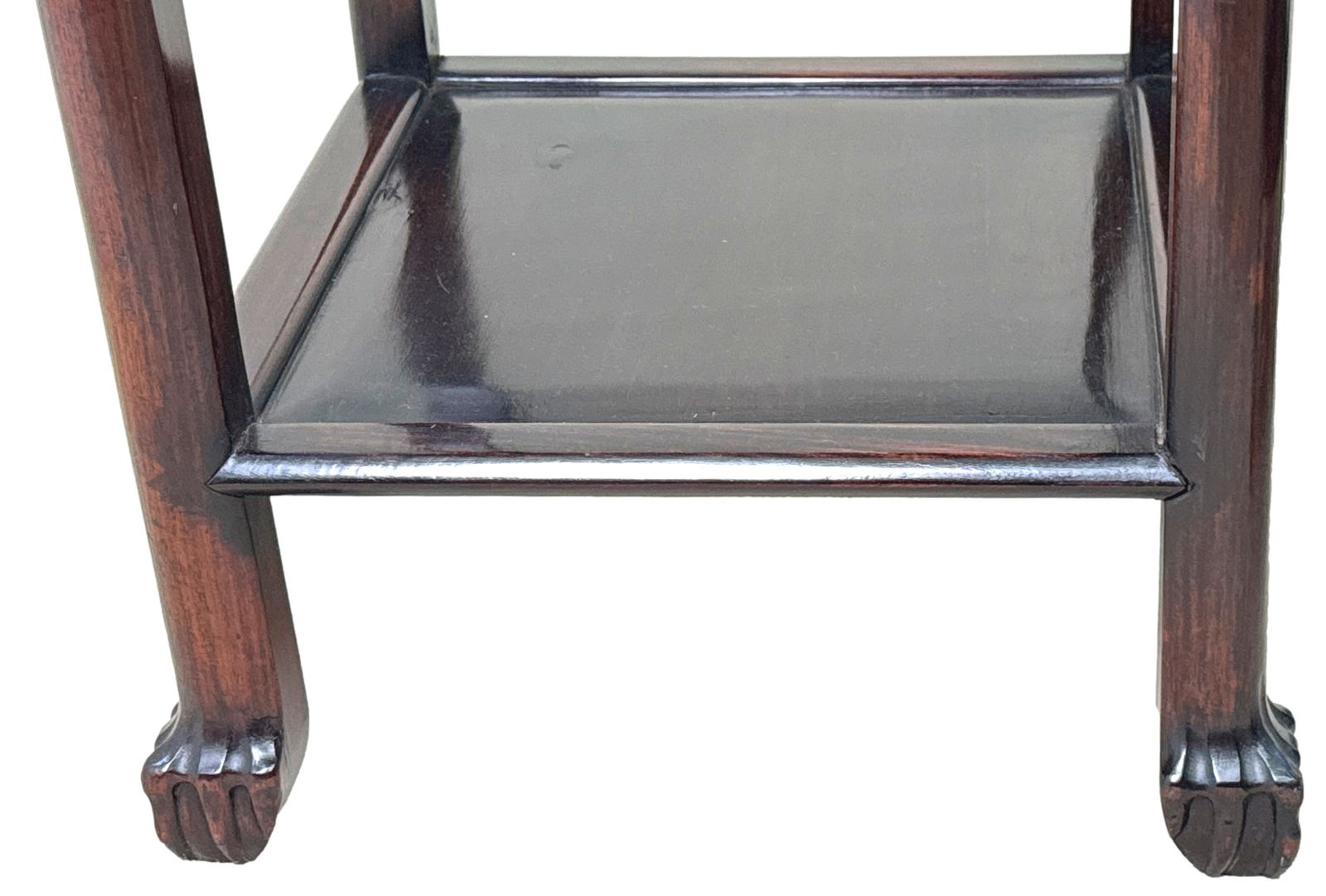 photo buy Tall 19th Century Pair Of Oriental Hardwood Stands (China, Circa 1880)