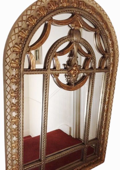 Huge Ornate Baroque Style Wall Mirror 6ft High X 4ft Wide X 3inches Deep