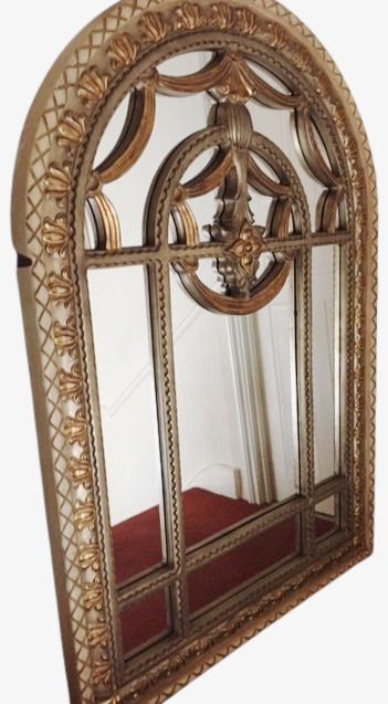 Huge Ornate Baroque Style Wall Mirror 6ft High X 4ft Wide X 3inches Deep photo 2250.0