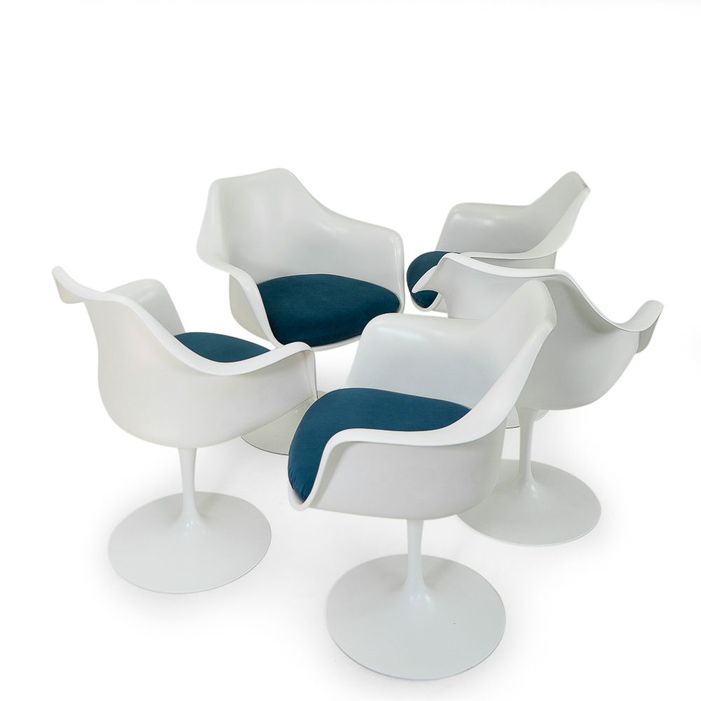 Furniture Armchairs By Eero Saarinen For Knoll, 1960s, Set Of 5 photo
