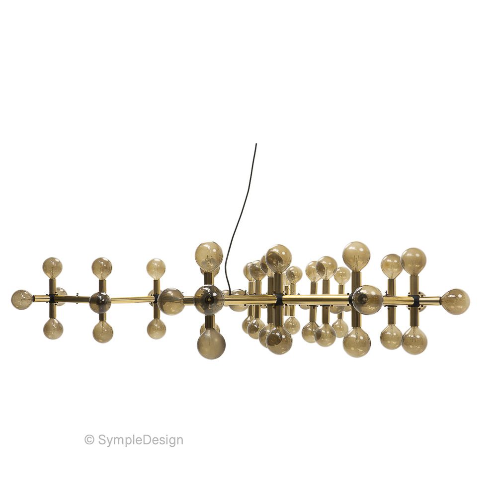 Lighting Atomic Ceiling Lamp By Haussmann For Swisslamps International, 1960s photo