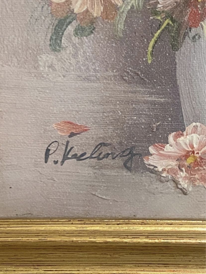Antique Oil Painting photo furniture